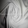 Polyester Lycra Single Jersey Knitting Fabrics White