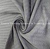 Polyester Double Jersey Check Knit Fabrics Black